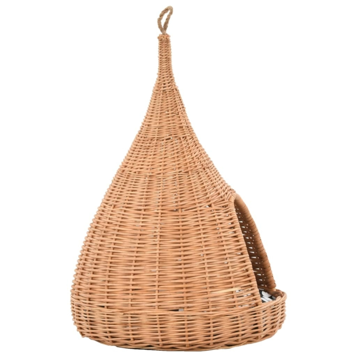 Panier pour chats avec coussin - Naturel