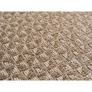 NEREA - Tapis intérieur/extérieur beige, design moderne