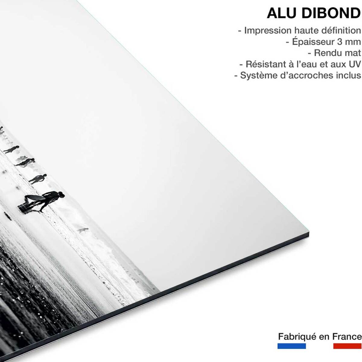 Tableau summer beach time Tableau alu Dibond