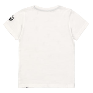 T-shirt maniche corte con stampa letterine