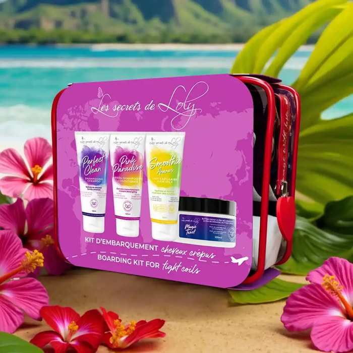 Cheveux Crépus Routine Voyage  - Coffret Format Voyage 4x100ml