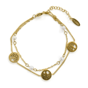 Pulsera Thive acabado oro amarillo 18k