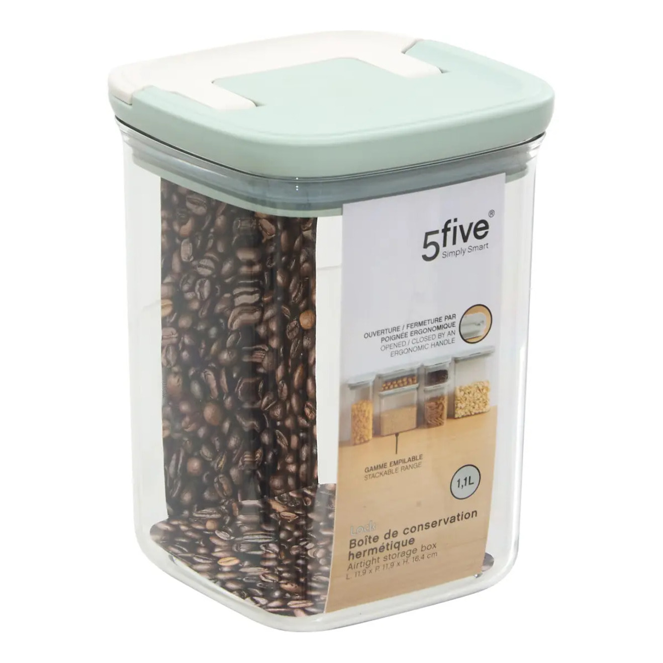 Boîte de conservation Lock 1,1L en plastique