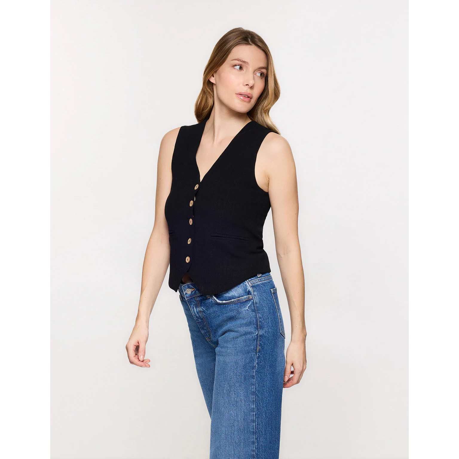 Top Chaleco Negro - Chai II