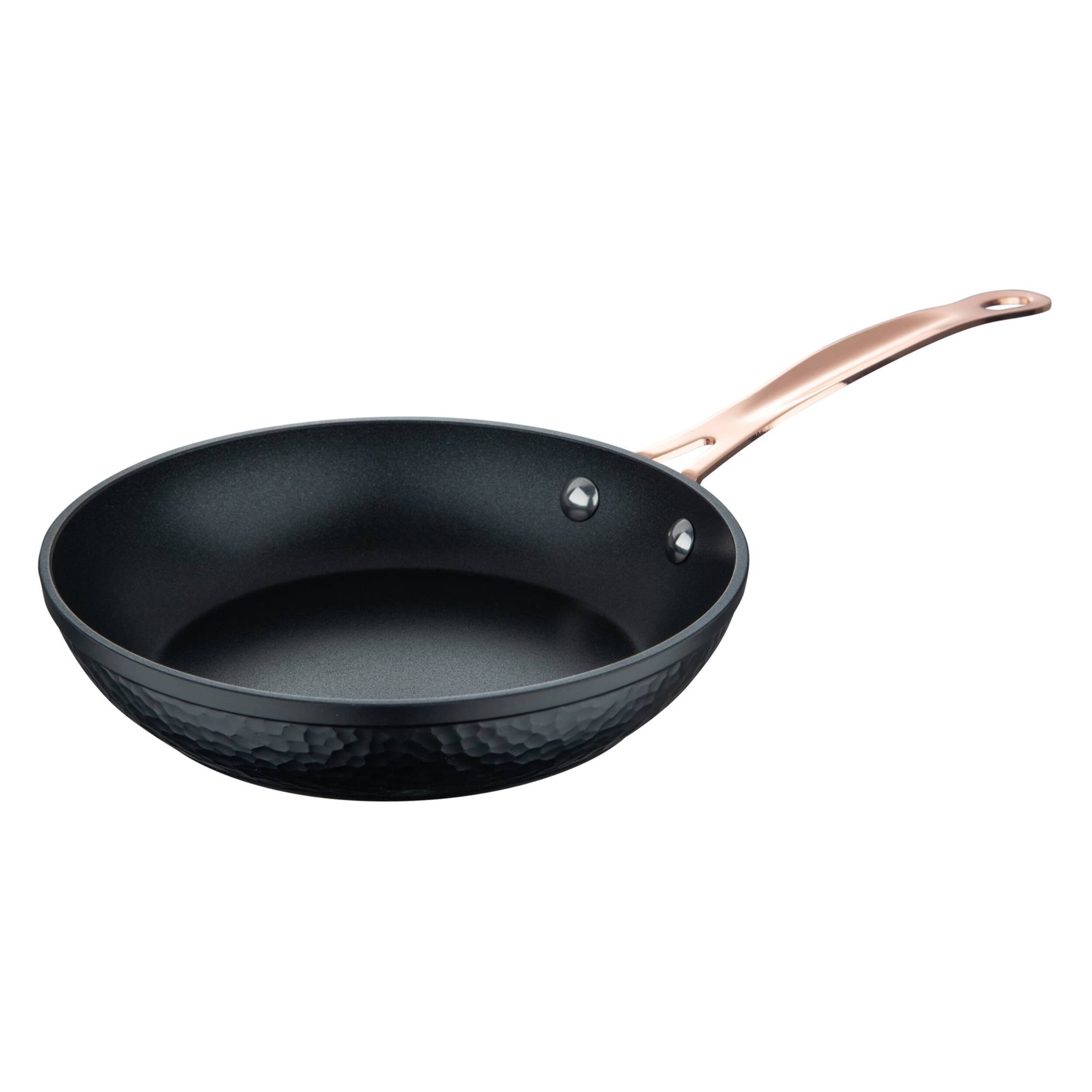 Juego de 2 Sartenes Ø20Ø24cm aluminio forjado Negro mate Copper Bergner