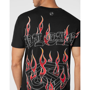 PHILIPP PLEIN T-Shirt Round Neck HEXAGON