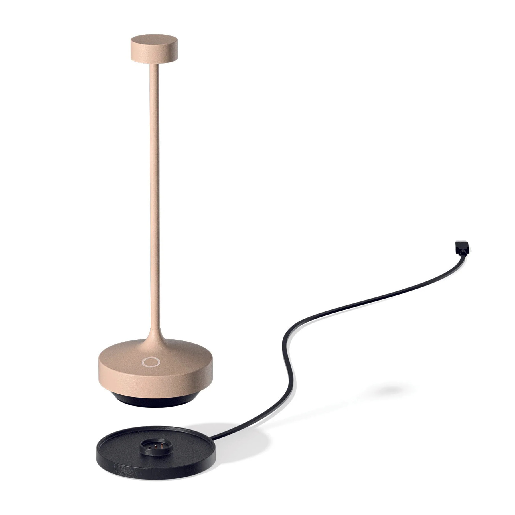 Lampe de table sans fil RUBY Sable H25cm
