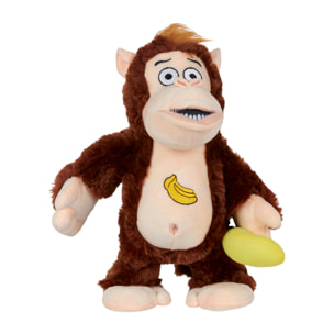 Peluche Animee Singe Crazy Kong Banane A Piles
