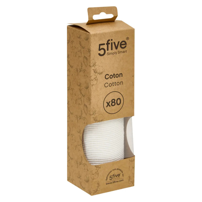 80 disques de coton