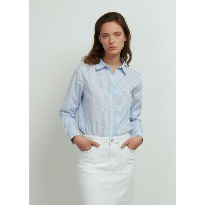 CAMICIA AZZURRO CONBIPEL