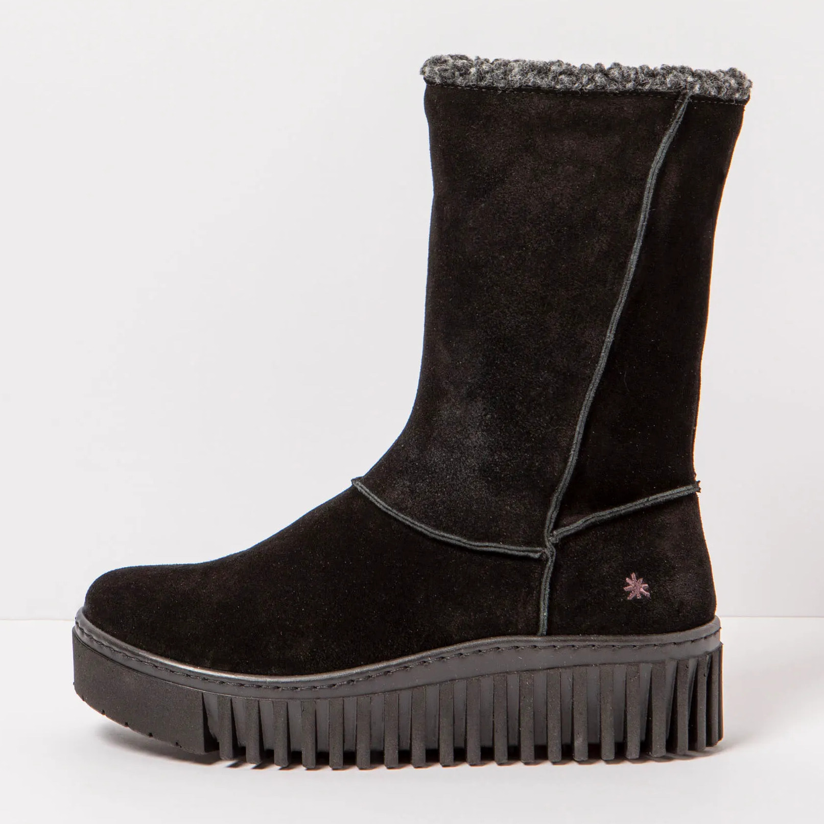 Botines 1511 SILK SUEDE BLACK/BRIGHTON color Black