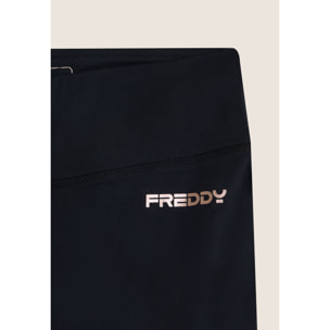 Leggings in tessuto quick dry vita alta con fondo a zampa