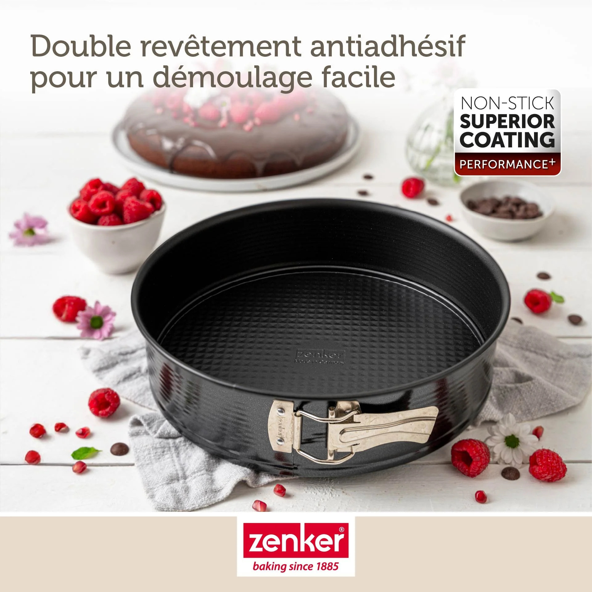Moule à manqué à charnière 24 cm Zenker PerfectBack+