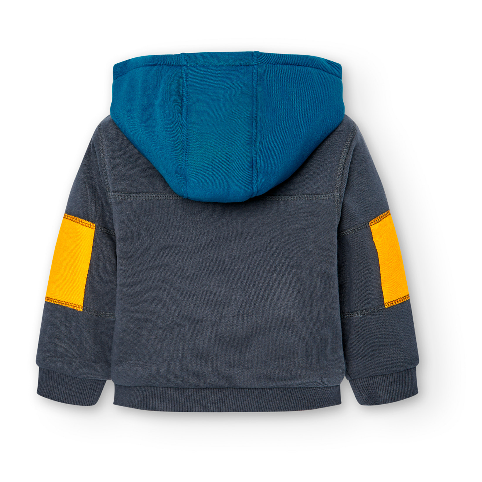 Chaqueta felpa con capucha de bebé niño