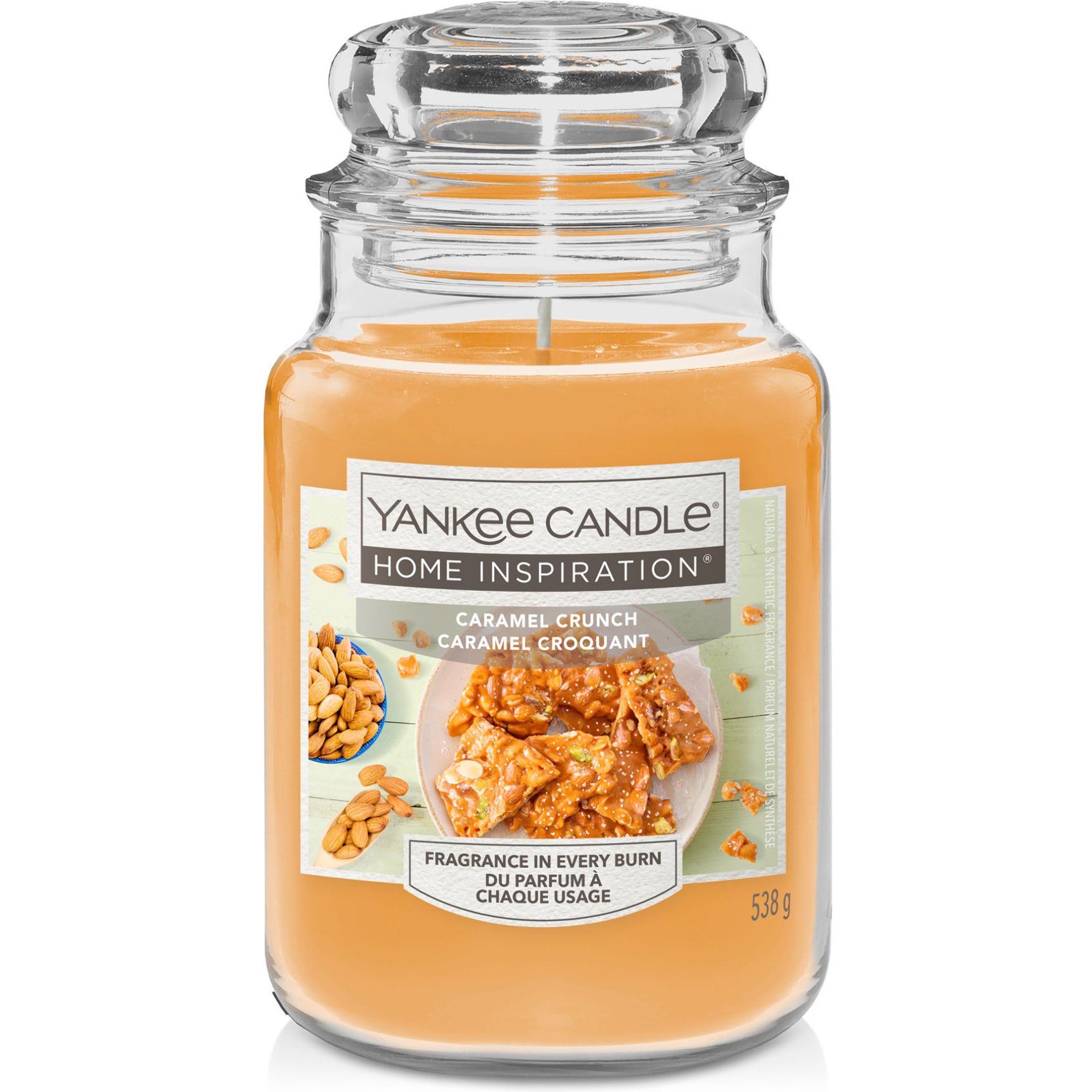 Candela in giara grande Caramel crunch