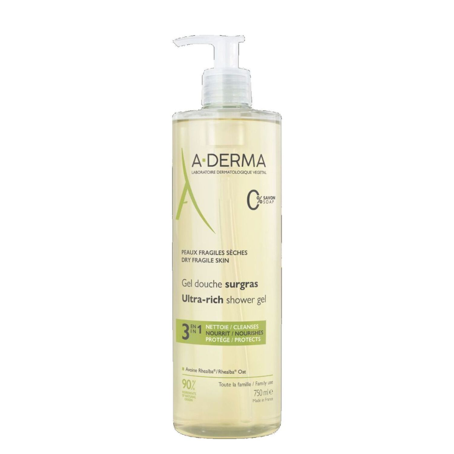 Les Indispensables - Gel Douche Surgras Peaux Fragiles Sèches