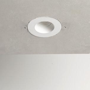 LEDS C4 Downlight Ges Recessed Round 5W 31.2º Blanco Ip23 292Lm
