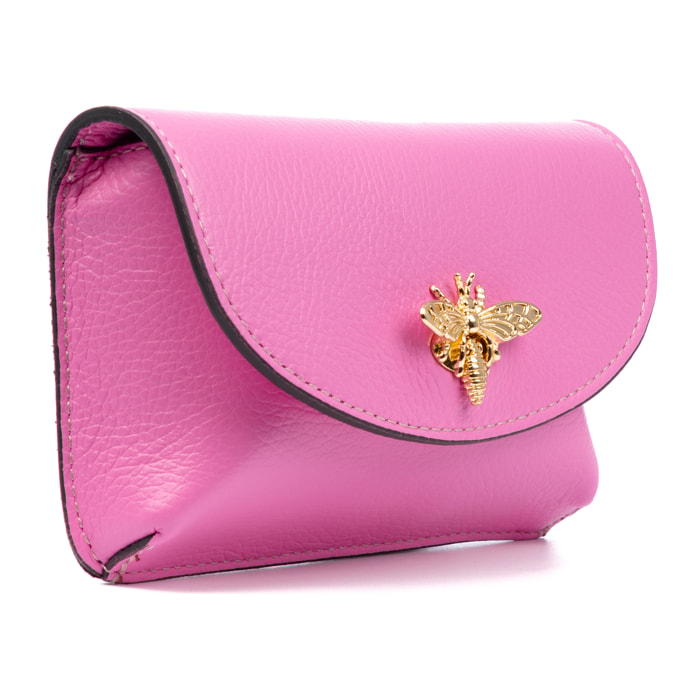 Aquilonia borsa a mano donna. Pelle autentica finitura Dollaro.