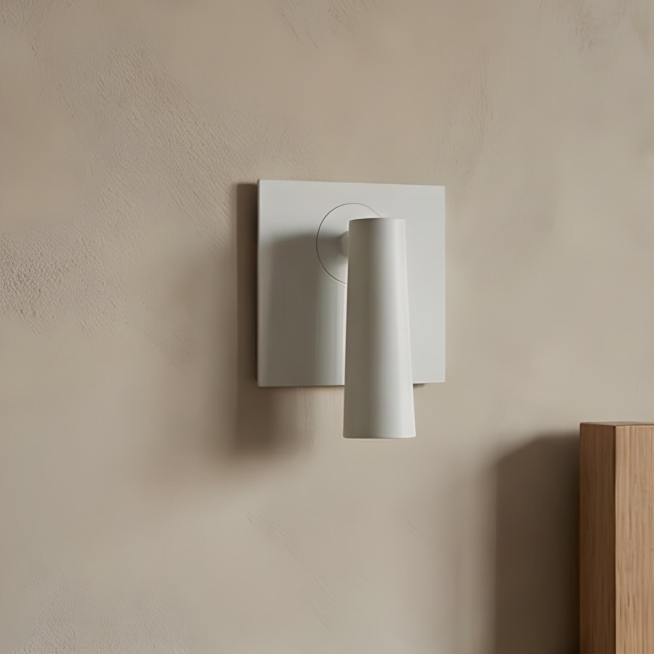 LEDS C4 Luz de lectura Gamma Mix&Match Square LED 3.5 Blanco cálido - 2700K ON-OFF Blanco 137lm