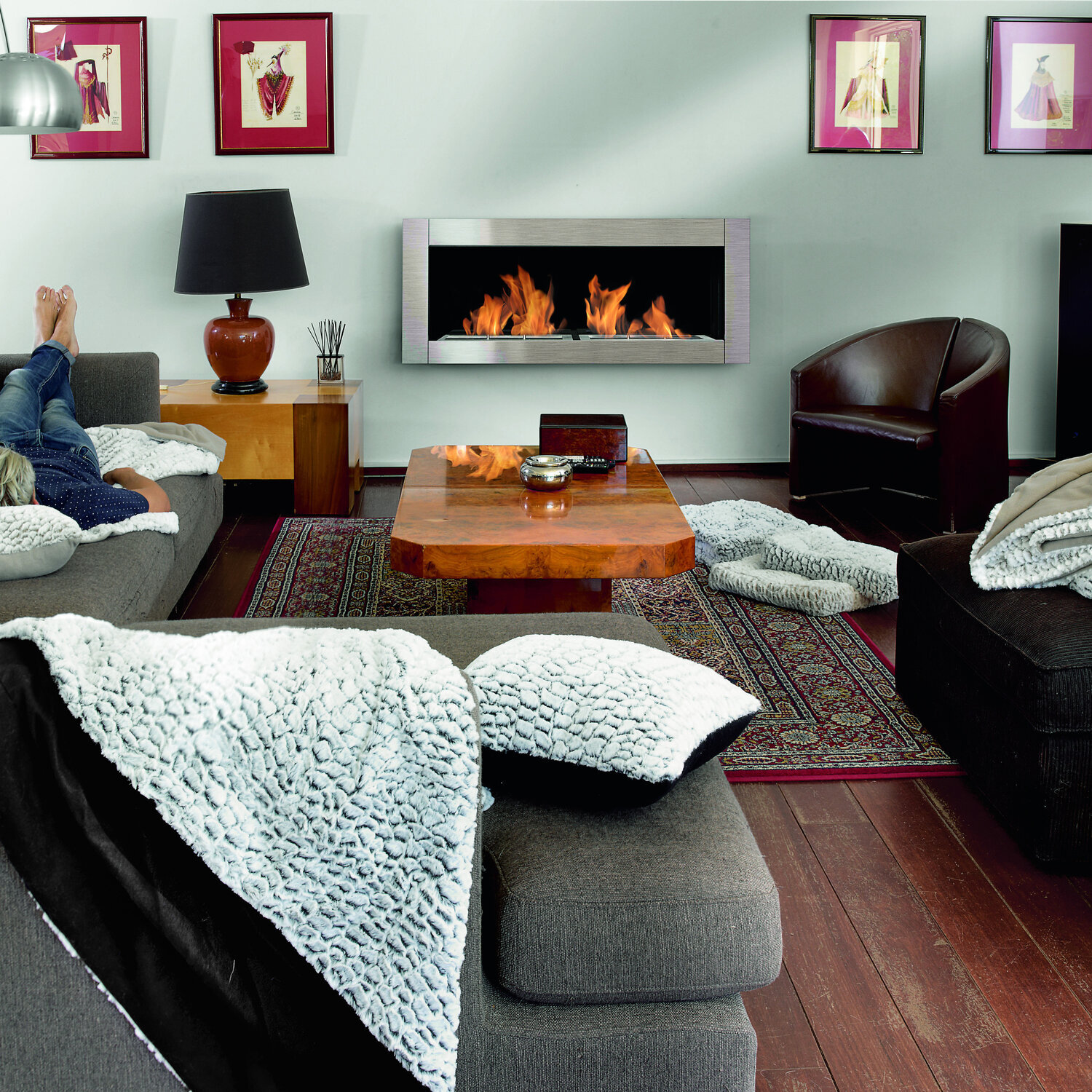 Plaid 100% polyester 420gsm Groenland