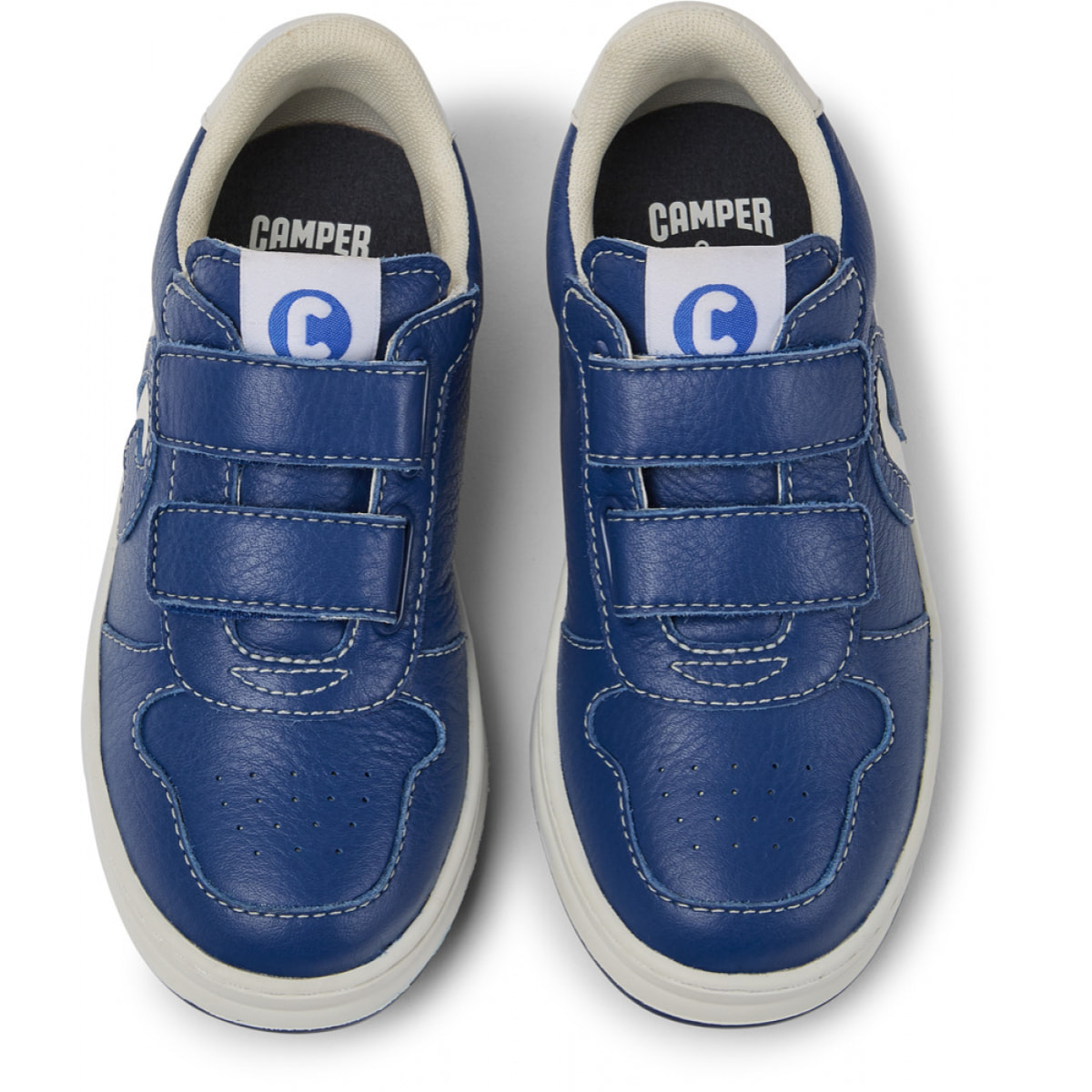 CAMPER Sella Ombra,Houston/Runner Blanco-Ombra - Sneakers Zapatillas Azul Infantil Unisex