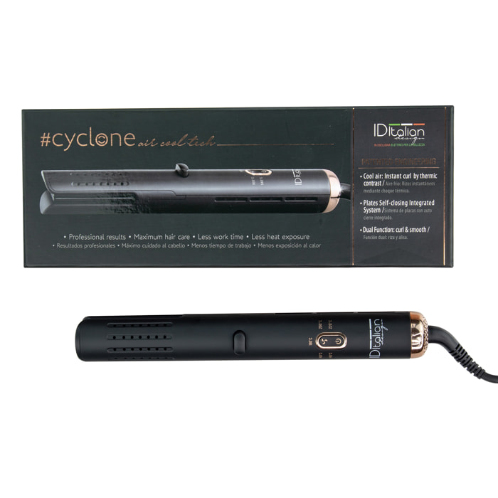 Plancha Cyclone Sapphire - Negro - 29W