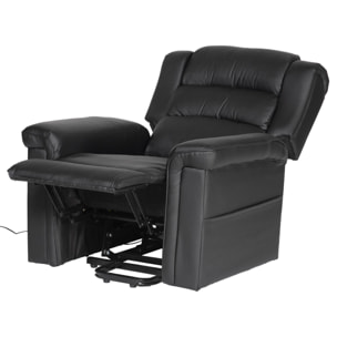 Fauteuil électrique inclinable BERNIE noir