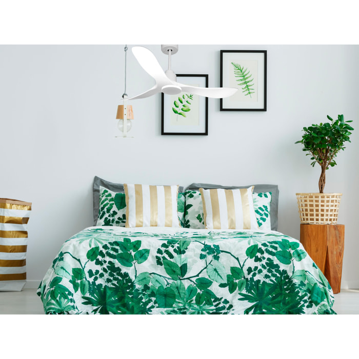 Ventilador de techo Reversible Termostato Wifi Motor DC Techos Inclinados Mando a Distancia Hypersilence Memoria TongaD132C0466667 PURLINE