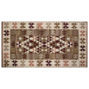 TAPPETO ARREDO KILIM FANGO CON FONDO ANTISCIVOLO MADE IN ITALY
