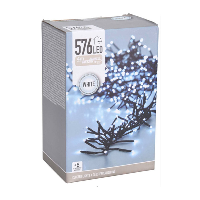 Guirnalda con 576 Luces LED con 8 Funciones - 4 metros