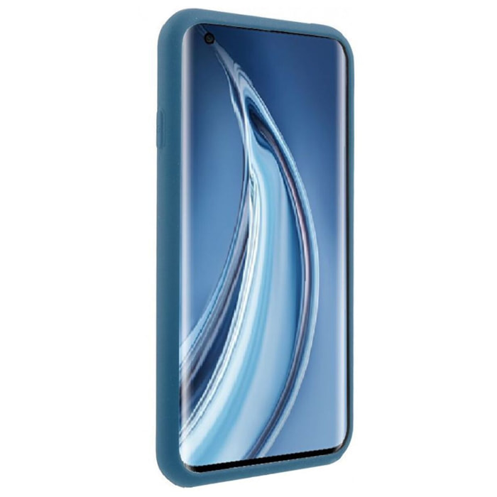 Coque IBROZ Xiaomi Mi 10 Pro Liquid Silicone bleu