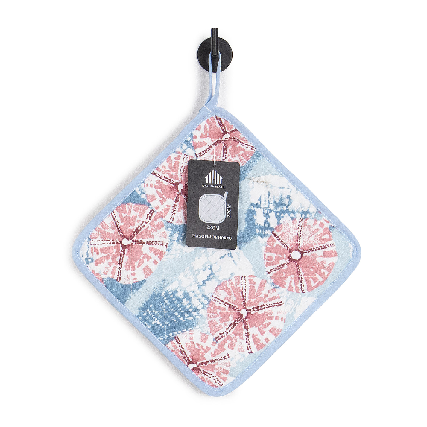 Guanto da forno con design 22x22 cm.