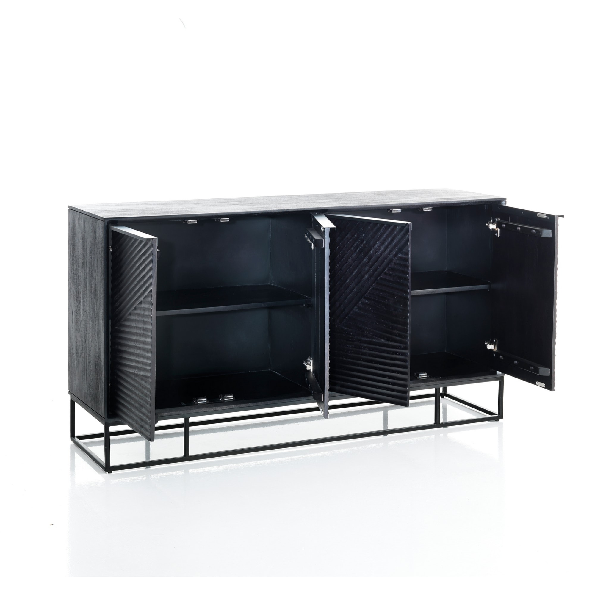 Tomasucci buffet 4 portes HORO Noir