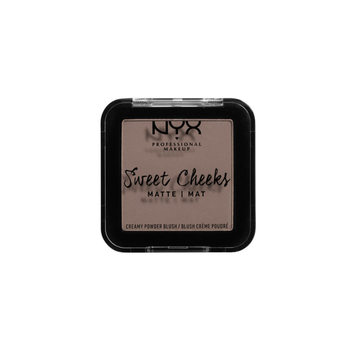 NYX Professional Makeup Sweet Cheeks Blush Crème Poudré Mat So Taupe