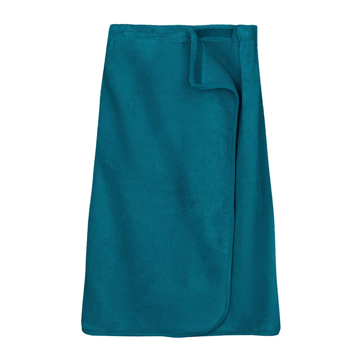 Pareo pur coton 420 g/m² uni bleu Elea canard