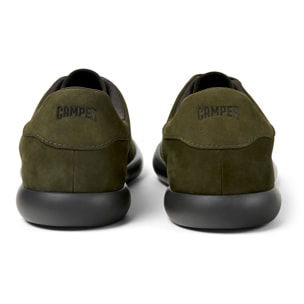Zapatos de cordones - CAMPER Pelotas Soller - Verde - Cuero Nubuck