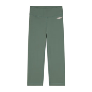 Leggings corsaro vita alta in tessuto tecnico quick dry
