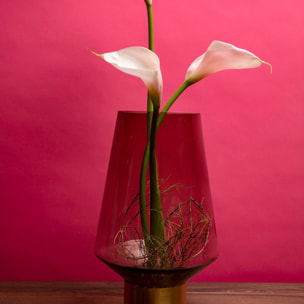 Vase Noble Ring marron 40cm Kare Design