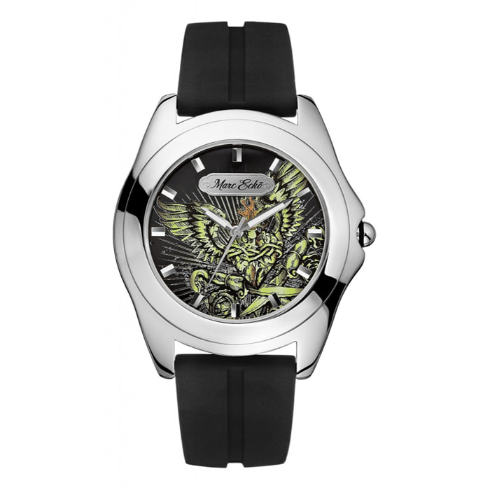 Reloj Marc Ecko E07502G1 Hombre Analogico Cuarzo con Correa de Caucho