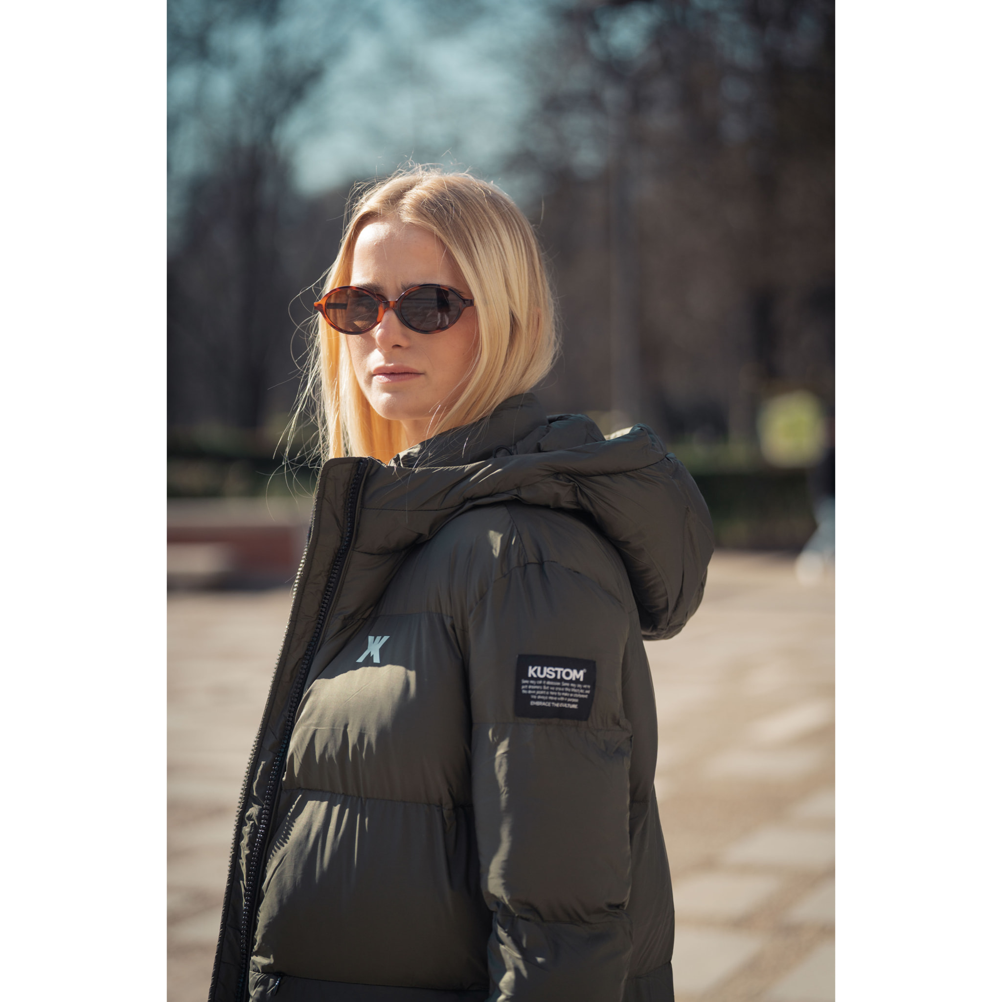 Chaqueta para mujer KUSTOM URBS-1W - Caqui