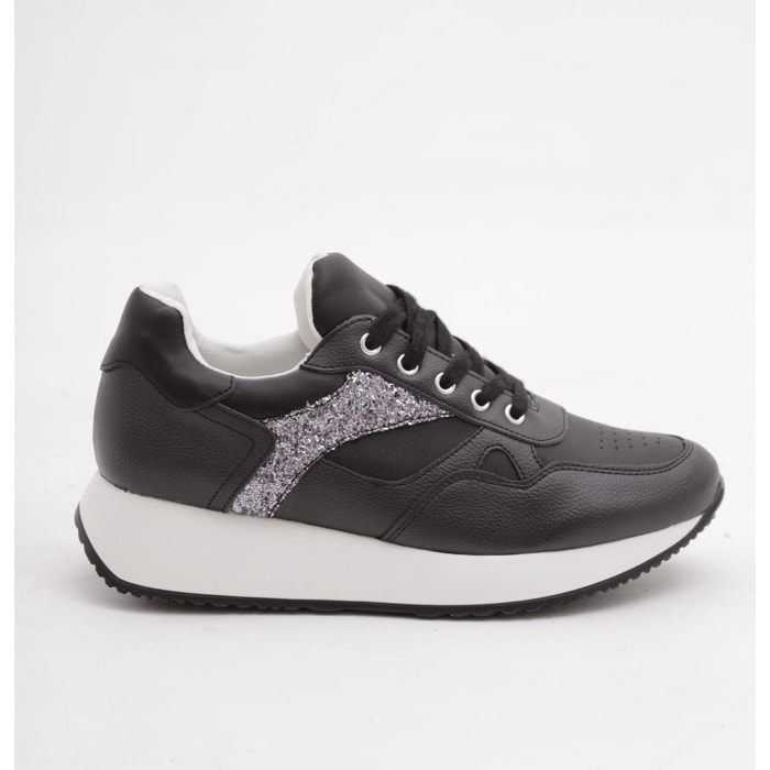 SNEAKERS CHOCOLA' RUNNING CLASSICA NERO