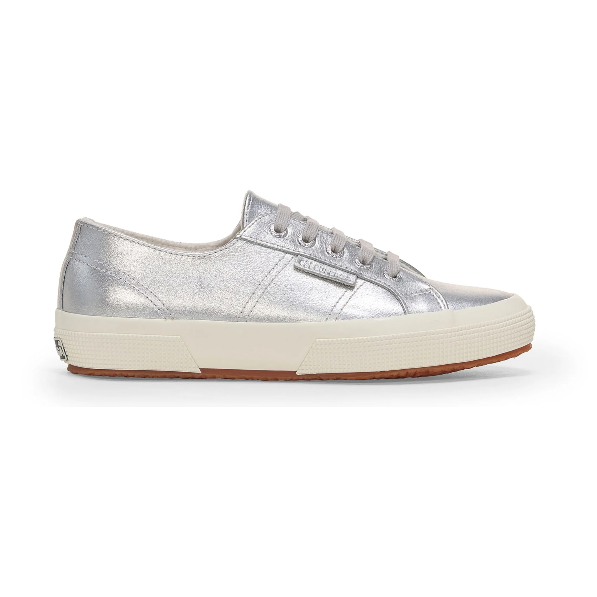 Le Superga Donna Grigio 2750 Pearl Leather