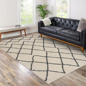Tapis berbère tissé motifs ethno-chic HOVU