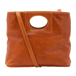 Borsa a tracolla  da donna In Vera pelle Made in Italy 28x33x10 cm