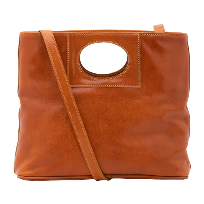Borsa a tracolla  da donna In Vera pelle Made in Italy 28x33x10 cm