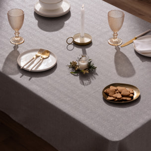 Mantel antimanchas EVOLET GRIS-PLATA
