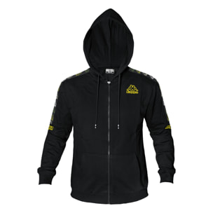 Felpa Uomo KAPPA Cotone Felpato Full Zip