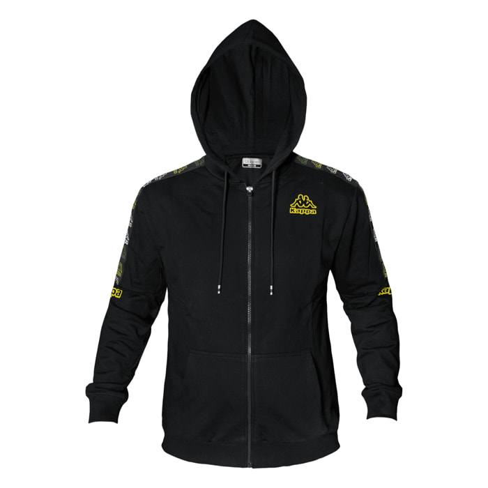Felpa Uomo KAPPA Cotone Felpato Full Zip