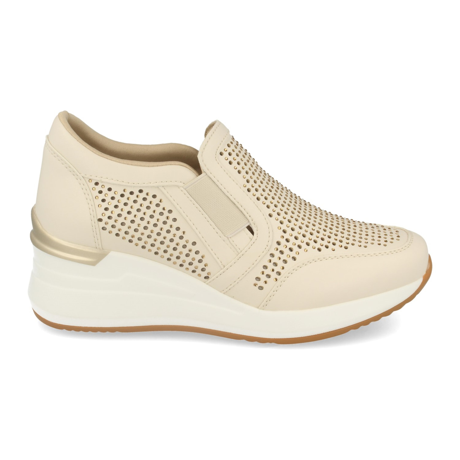 Zapatilla de Mujer con Calados y Strass