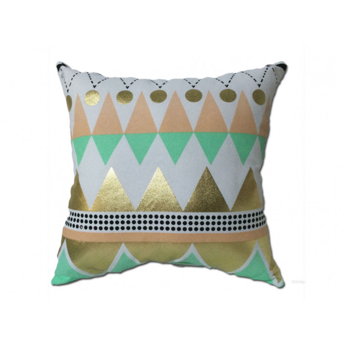 Coussin motif triangle bohème 45*45 - TRIBE2